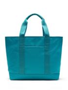 Banana Republic Womens Two-tone Small Tote Bag Deep Teal Blue Size One Size