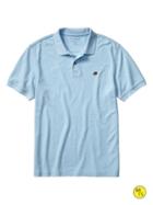 Banana Republic Mens Factory Elephant Logo Polo Size L - Cerulean