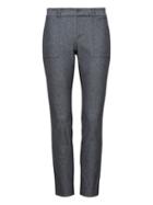 Banana Republic Womens Sloan Skinny-fit Utility Pant Heathered Navy Size 20