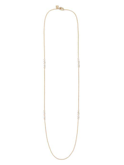Banana Republic Riviera Bezel Station Necklace Size One Size - Gold