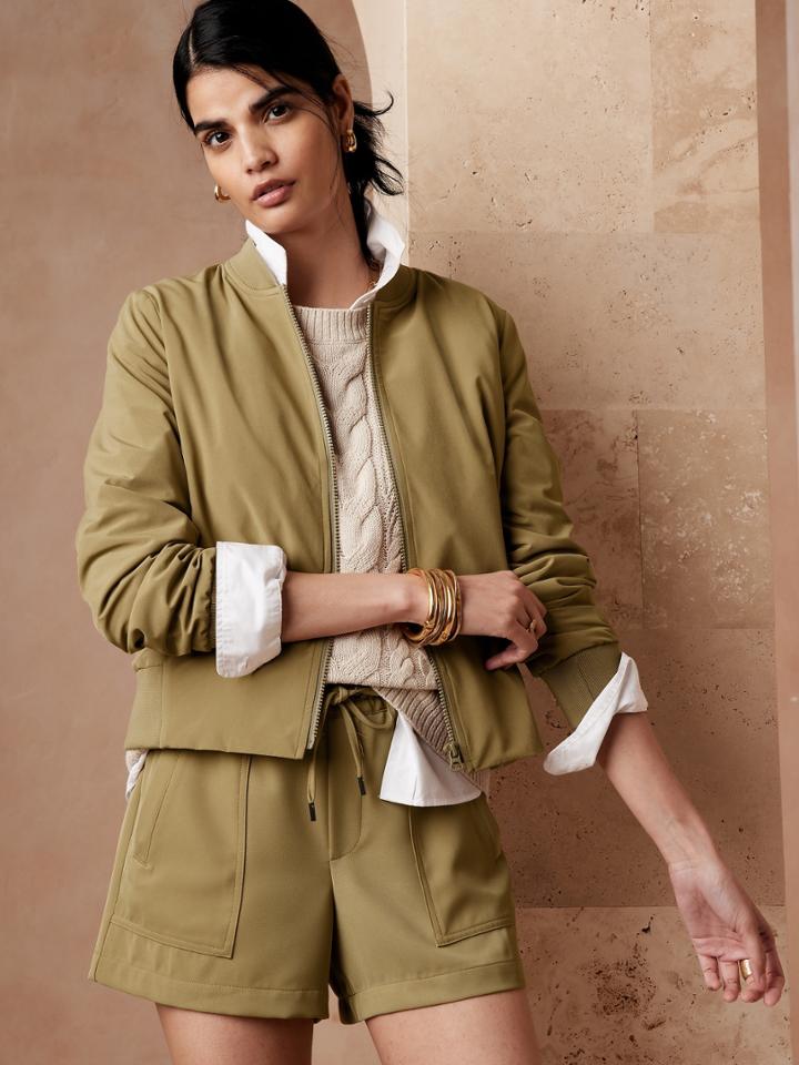 Petite Flyweight Bomber Jacket