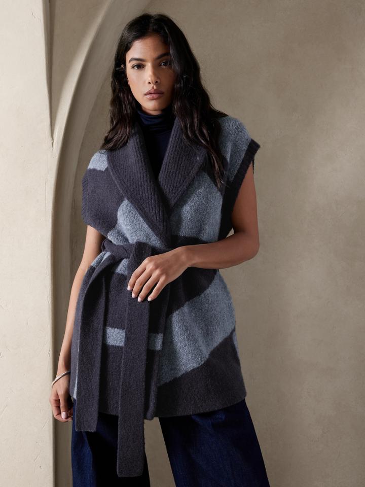 Ajri Geometric Sweater Vest