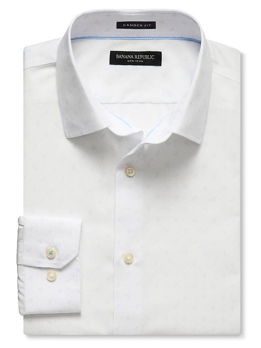 Banana Republic Mens Camden Fit Non Iron Shirt Size Xl Tall - White