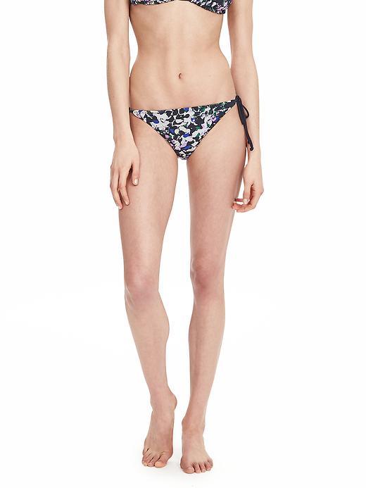 Banana Republic Geo Print Bikini Bottom Size L - Preppy Navy