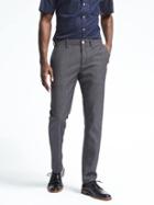 Banana Republic Mens Aiden Wool Blend Pant - Black