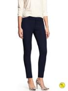 Banana Republic Womens Factory Sloan Fit Crop Size 6 - True Navy