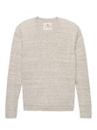 Banana Republic Mens Heritage Italian Stretch-linen Crew-neck Sweater Dune Size Xl