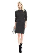 Banana Republic Womens Relaxed Top Sweater Dress - Gray