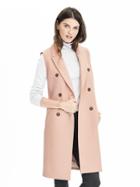 Banana Republic Womens Tailored Vest Size S - Blush