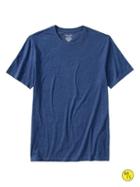 Banana Republic Factory Fitted Crew Neck Tee - Campus Blue