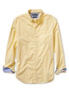 Banana Republic Mens Camden Fit Custom 078 Wash Shirt Size L Tall - Lemon Drop