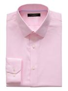 Banana Republic Mens Grant Slim-fit Non-iron Solid Shirt Fresco Pink Size M