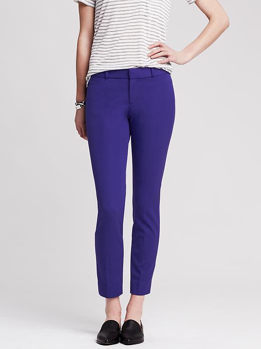 Banana Republic Sloan Fit Slim Ankle Pant Size 0 Regular - Royal Violet