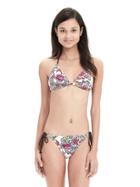 Banana Republic Womens Paisley Bikini Top Size L - White