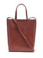 Banana Republic Womens Vegan Leather Mini Tote Oxblood Red Size One Size