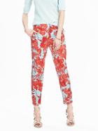 Banana Republic Avery Fit Floral Crop Size 0 Petite - Painted Floral