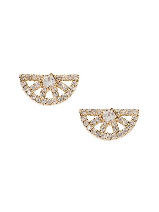 Banana Republic Womens Lemon Stud Earring Gold Size One Size