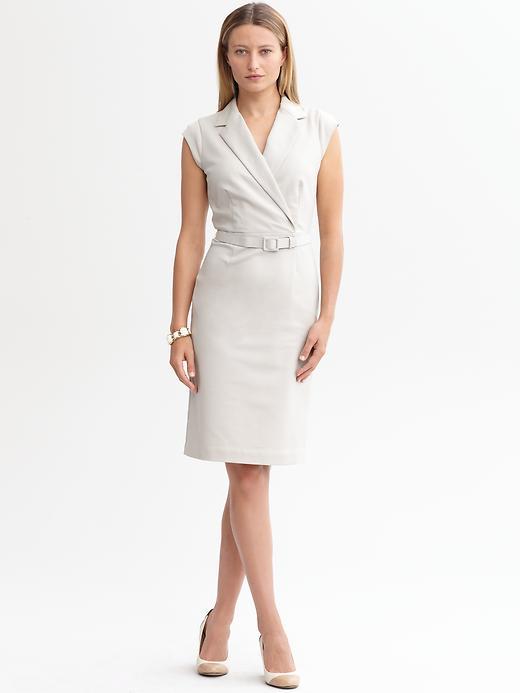Banana Republic Sleek Suit Belted Dress