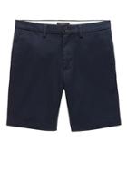 Banana Republic Mens 9 Stretch-cotton Aiden Slim Short Navy Size 27w