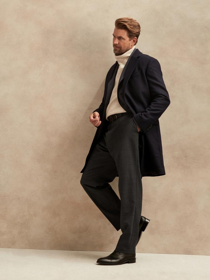 Italian Wool-blend Top Coat