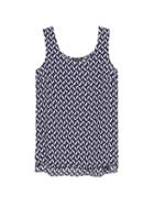 Banana Republic Womens Print Hi-low Tank Geo Print Size Xs