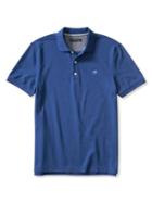 Banana Republic Mens Slim Signature Pique Polo Size L Tall - Wild Blue