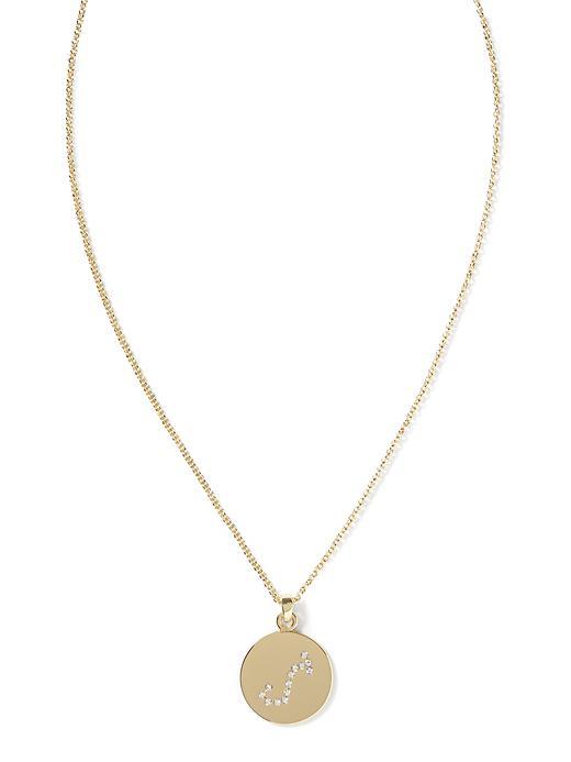 Banana Republic Scorpio Pendant Necklace Size One Size - Gold