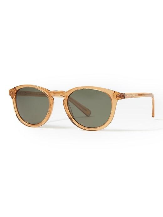 Banana Republic Mens Johnny Sunglasses Honey Size One Size