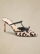 Alexandre Birman | Slim Clarita 85 Leopard-printed Leather Mule