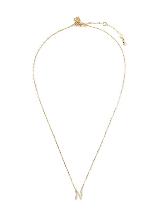 Banana Republic Womens Pav N Necklace Gold Size One Size