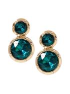 Banana Republic Brilliant Gemstone Rounded Drop Earrings