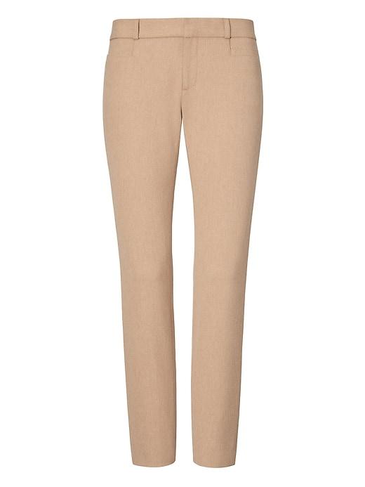 Banana Republic Womens Sloan Skinny-fit Brushed Bi-stretch Pant Khaki Size 16