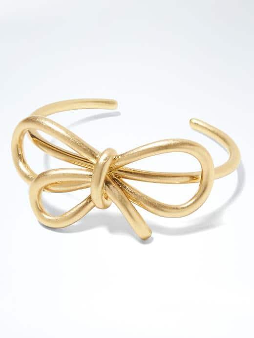 Banana Republic Golden Bows Cuff - Gold