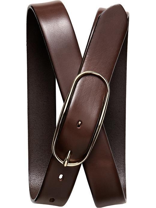 Banana Republic Leather Trouser Belt - Cognac