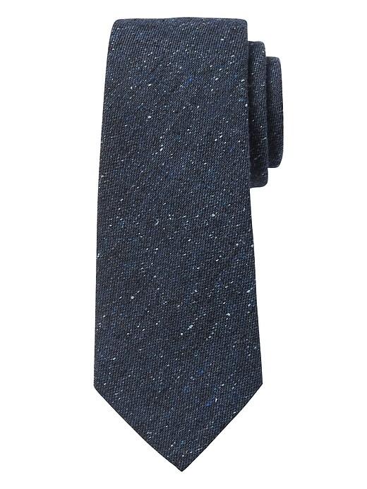 Banana Republic Mens Br X Kevin Love   Donegal Nanotex Tie Navy Blue Size One Size