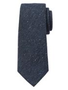 Banana Republic Mens Br X Kevin Love   Donegal Nanotex Tie Navy Blue Size One Size
