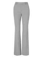 Banana Republic Womens Blake Fit Luxe Brushed Twill Pant - Charcoal