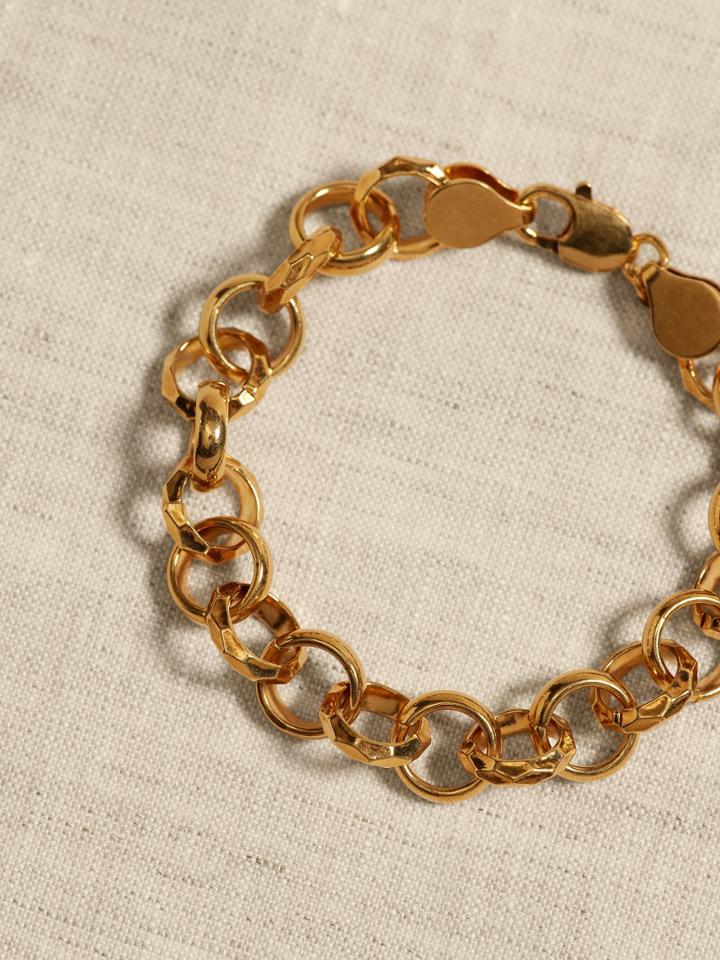 Ravena Mixed Link Bracelet | Aureus + Argent