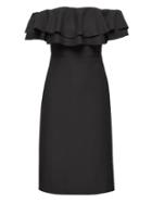 Banana Republic Womens Petite Off-the-shoulder Dress Black Size 0