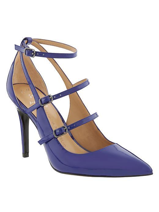 Banana Republic Desiree Strappy Pump Size 10 - Dreamy Royal