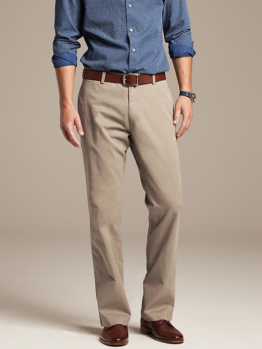 Banana Republic New Straight Gavin Chino Pants - Khaki