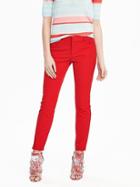 Banana Republic New Sloan Fit Slim Ankle Pant Size 0 Petite - Lipstick Red