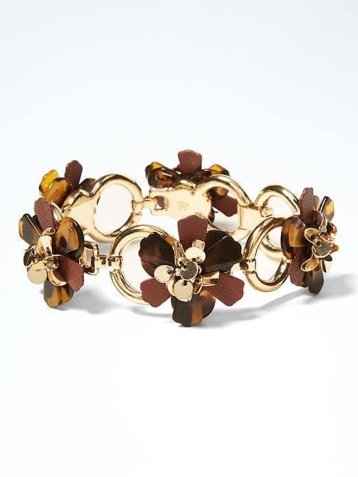 Banana Republic Tortoise Flower Bracelet - Tortoise