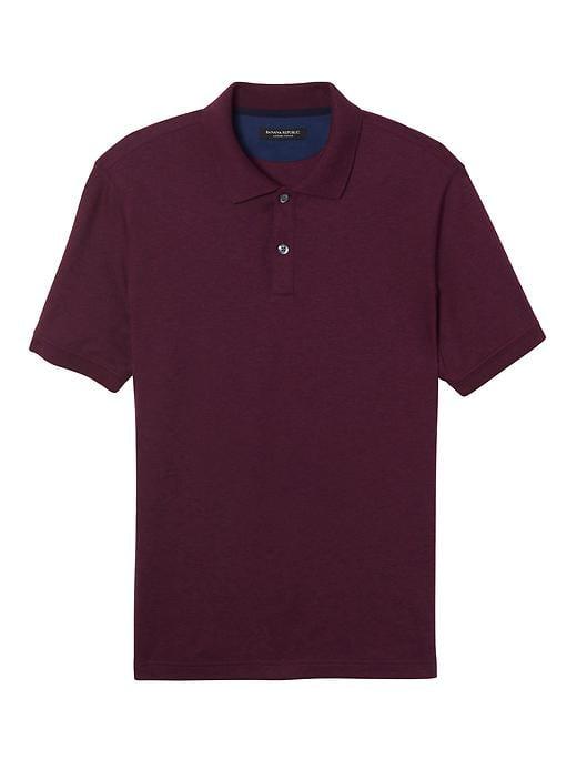 Banana Republic Luxury Touch Polo - Wine