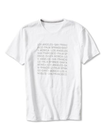 Banana Republic City Graphic Tee - White