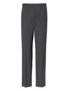 Banana Republic Mens Slim Solid Performance Stretch Wool Dress Pant Dark Charcoal Size 30w