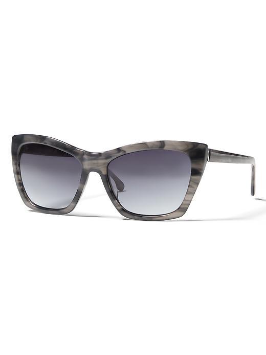 Banana Republic Ava Sunglasses Size One Size - Gray Sky