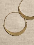 Crescent Hinged Hoop Earrings | Aureus + Argent