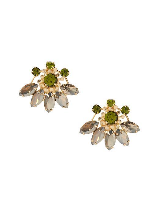 Banana Republic Debutante Stud Size One Size - Green