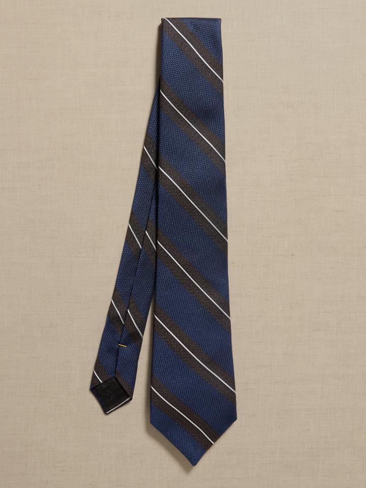 Grenadine Stripe Silk Tie